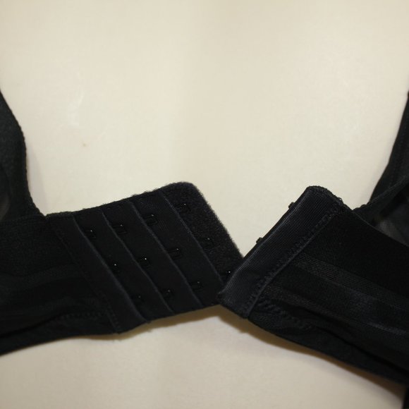 Paramour Women's Marvelous Side Smoothing T-Shirt Bra Black size 38DDD - Picture 5 of 8